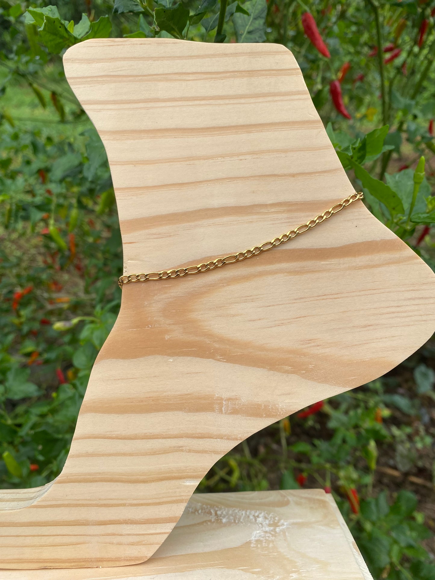 Fígaro Ankle Bracelet in Gold