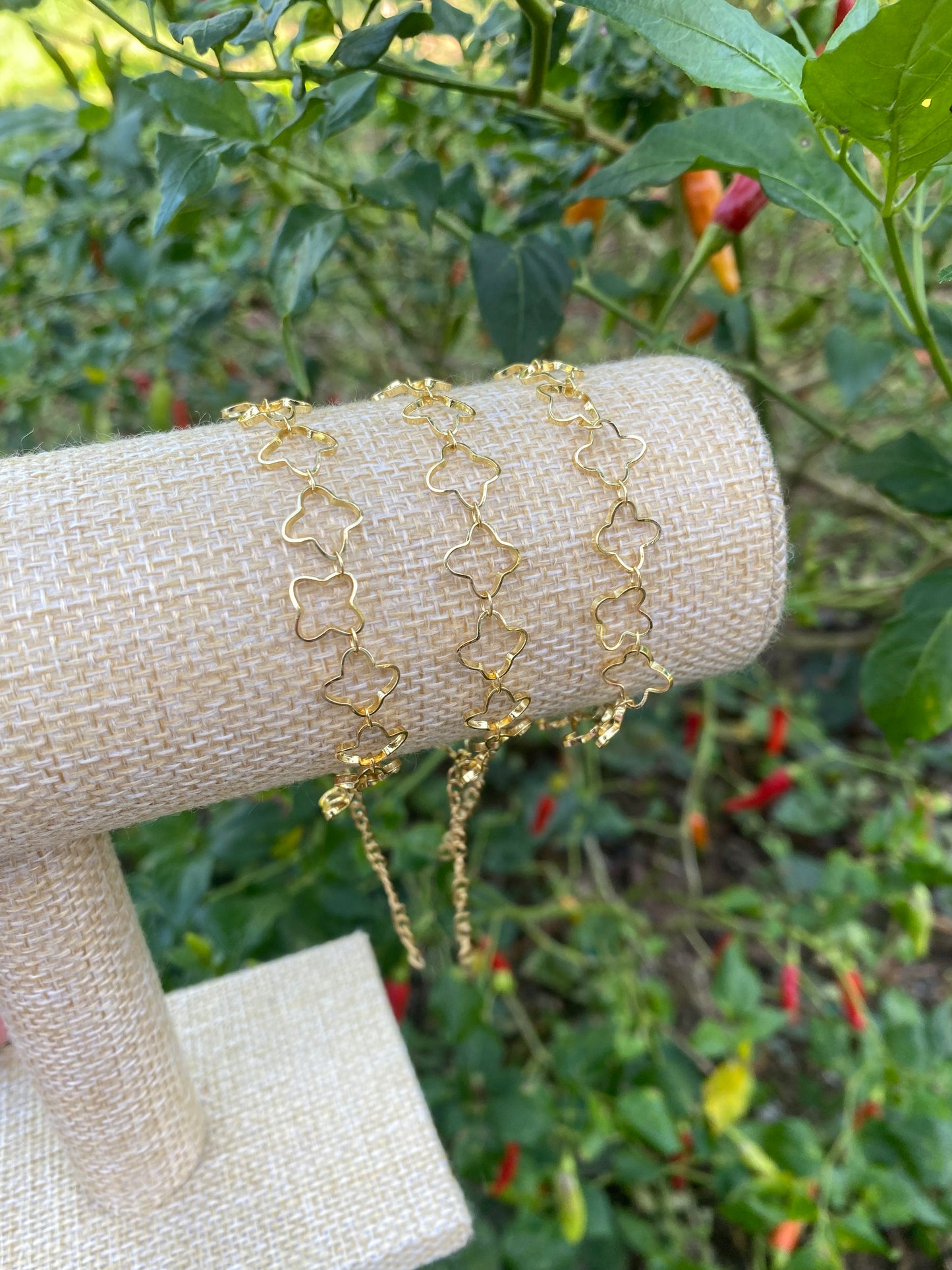 Golden Clover Bracelet