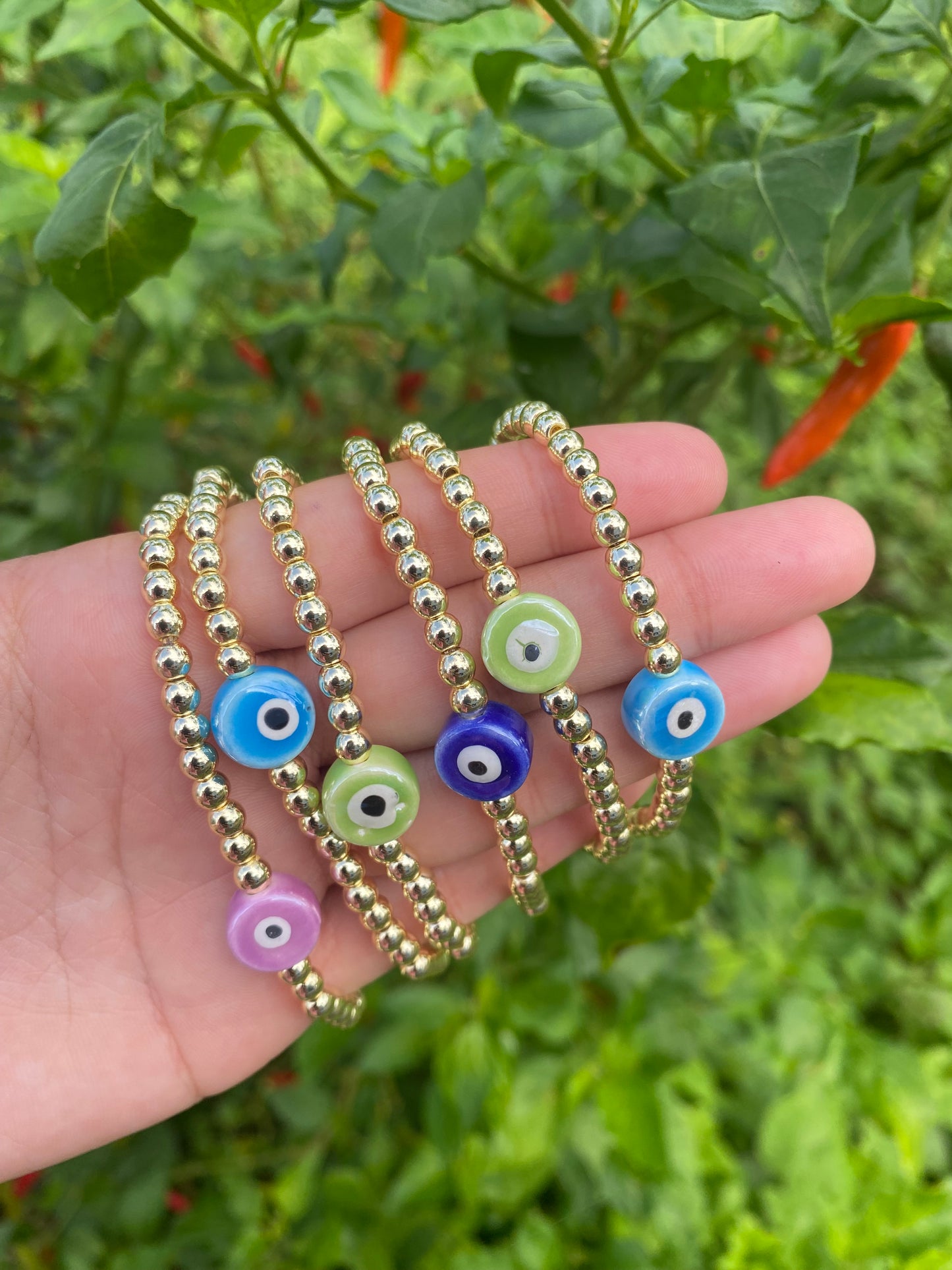 Evil Eye Golden Bracelets