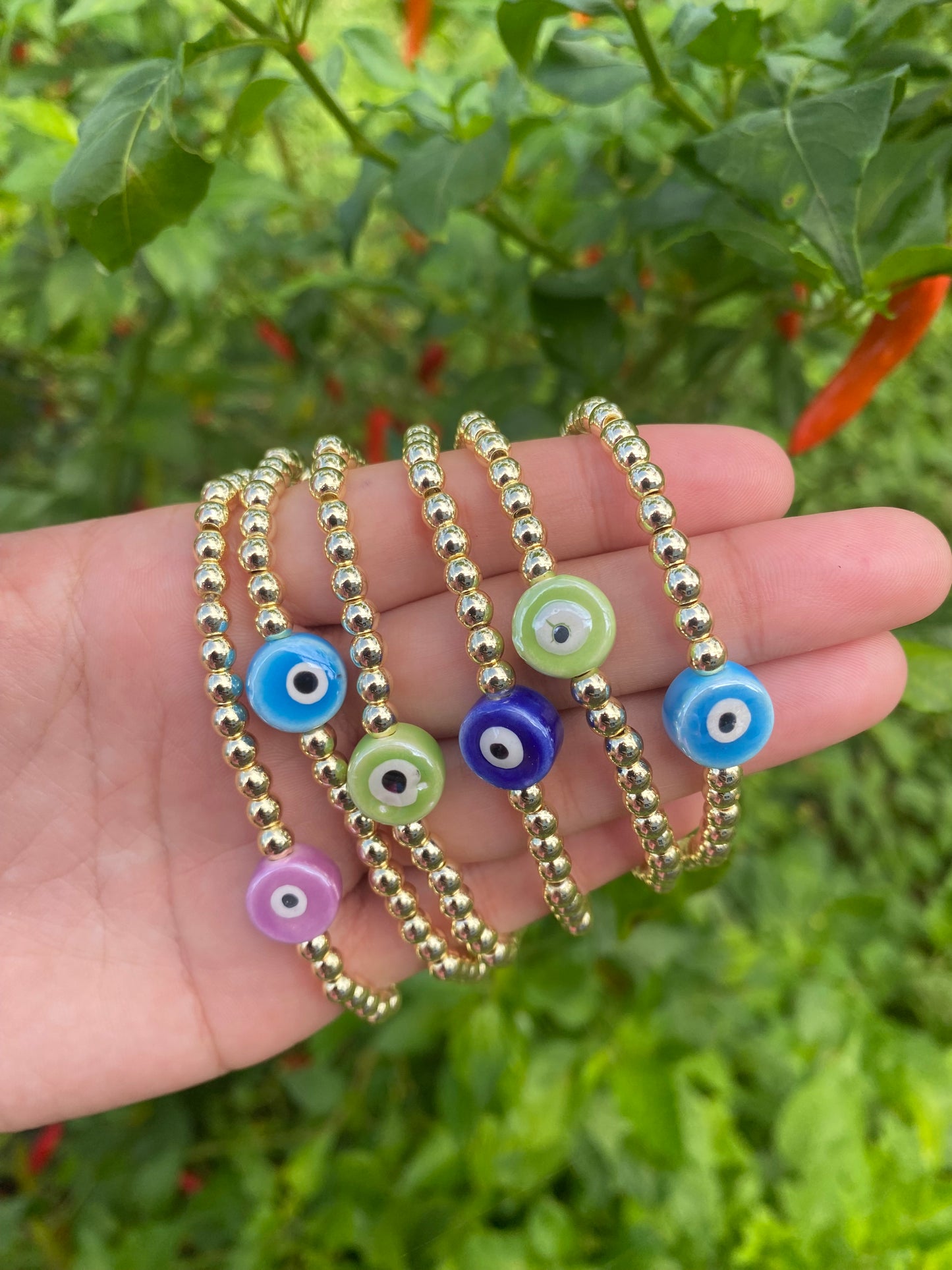 Evil Eye Golden Bracelets