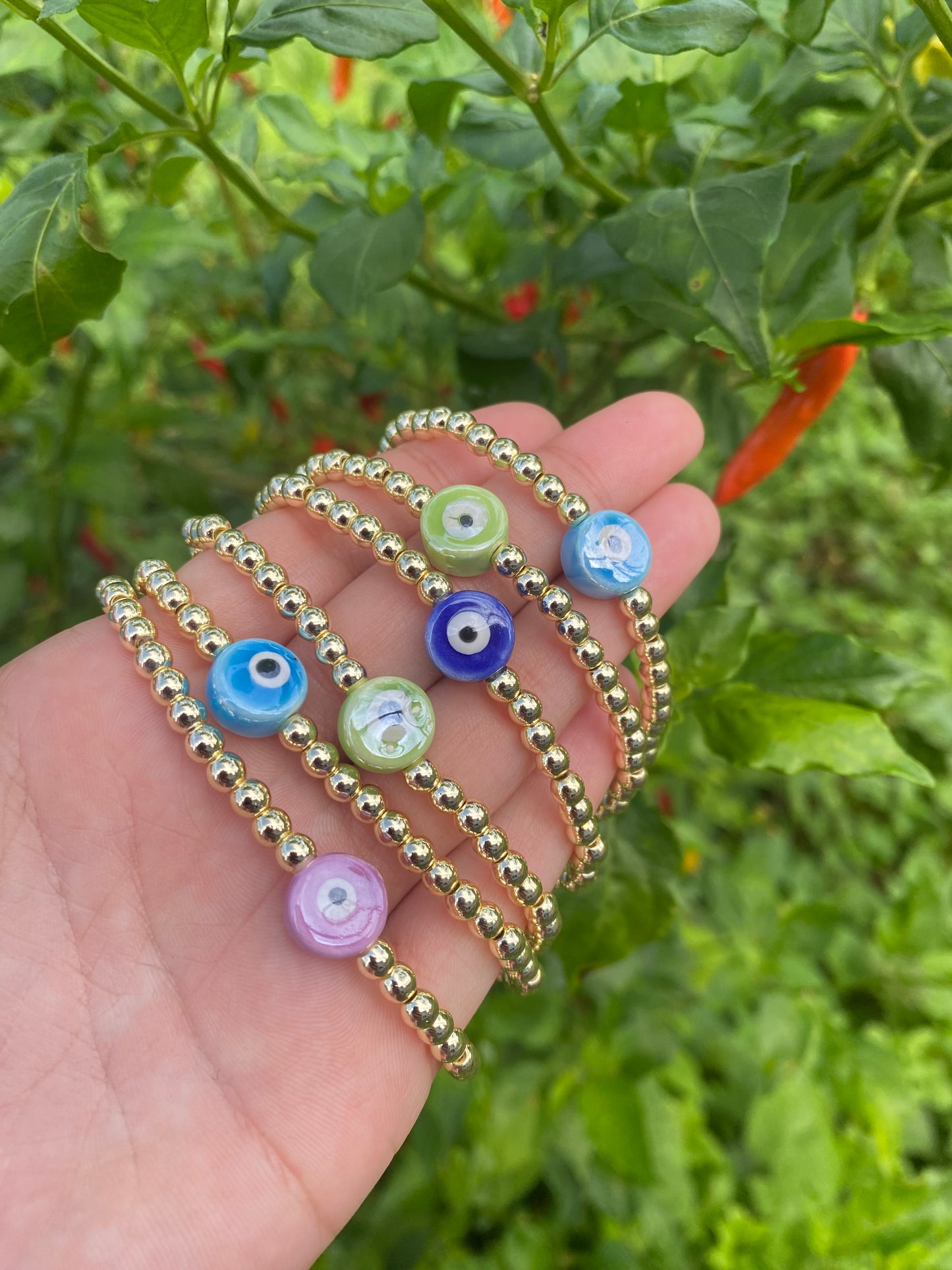 Evil Eye Golden Bracelets