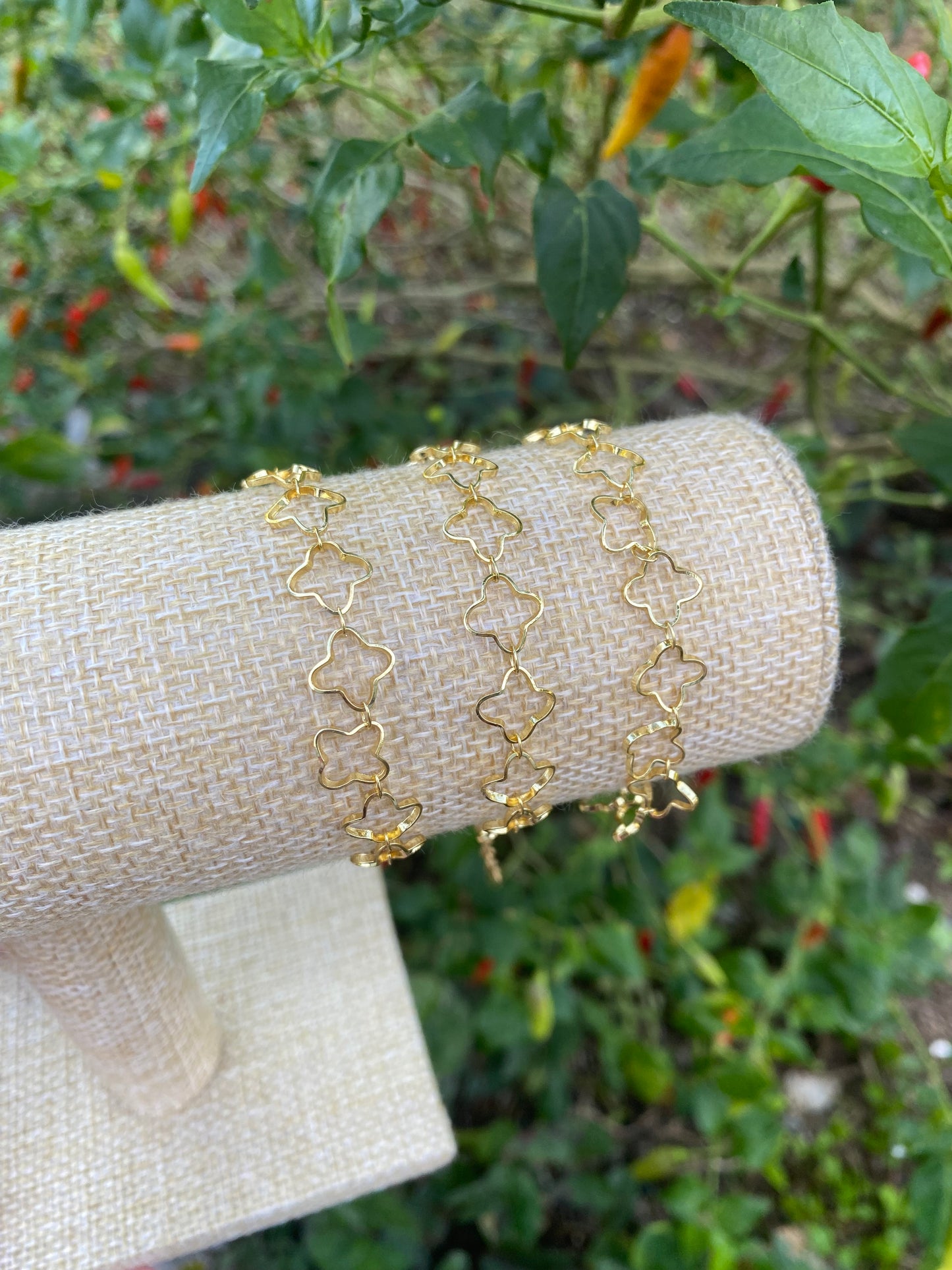 Golden Clover Bracelet