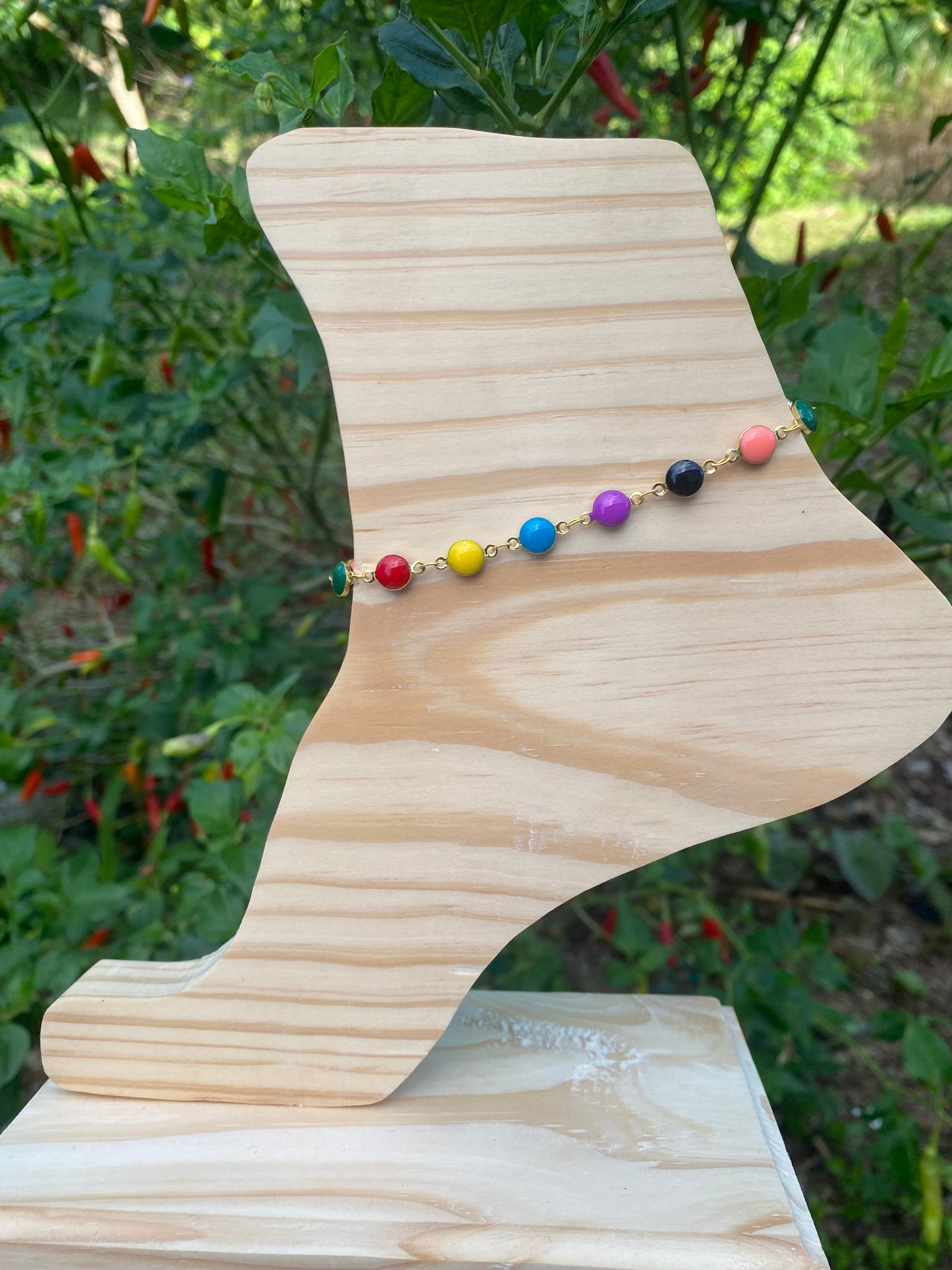 Multicolor Ankle Bracelet